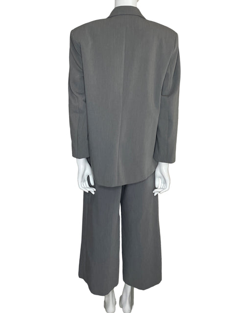 Set Zara Blazer+pant Gris - Talla L