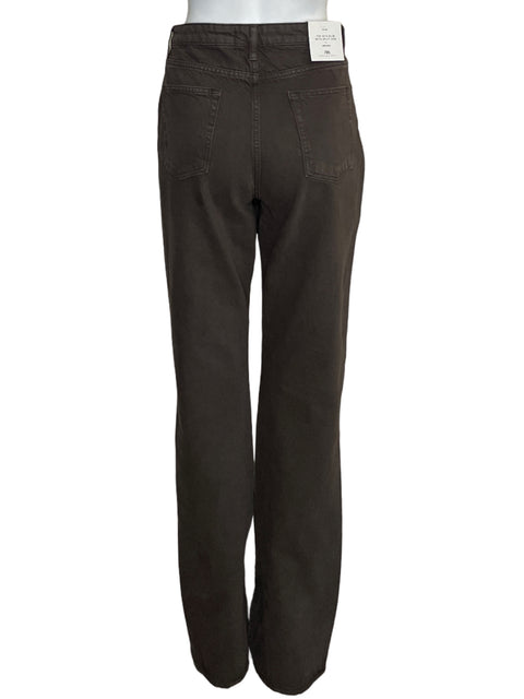 Pantalón Zara Denim The 90’s slim Algodón Marrón - Talla 8
