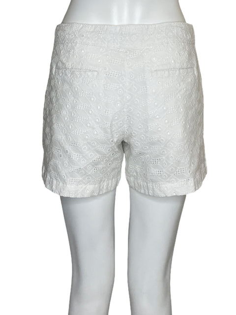 Short Vineyard Vines Eyelet Algodón Blanco - Talla 8