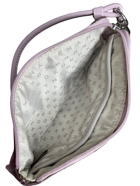 Cartera Muñequera Dkny Bryant Park Cuero Rosado - Talla U