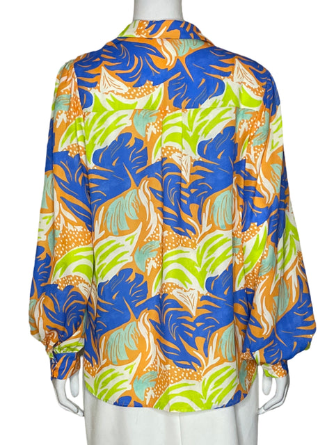 Blusa Flying Tomato Estampado Verde - Talla M