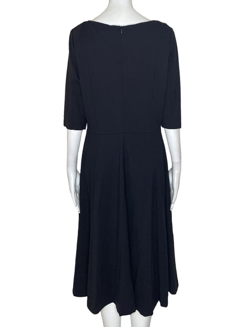 Vestido Mary Crafts Manga corta Cuello redondo Azul - Talla 16