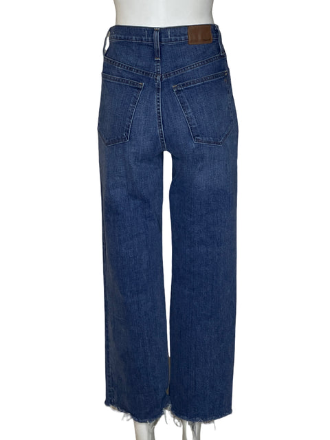 Jean Madewell Bota Ancha Azul - Talla 26