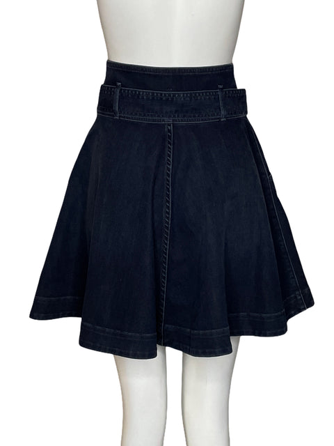 Falda Guess Vuelos High-waist Azul - Talla 40