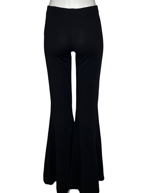 Pantalón Zara Bota Ancha Negro - Talla M