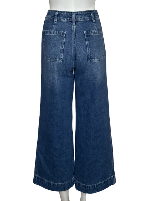 Pantalón Miou Muse High-waist Azul - Talla S