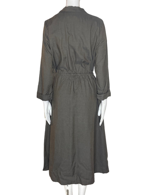Vestido Oska Rayas Manga larga Negro - Talla L