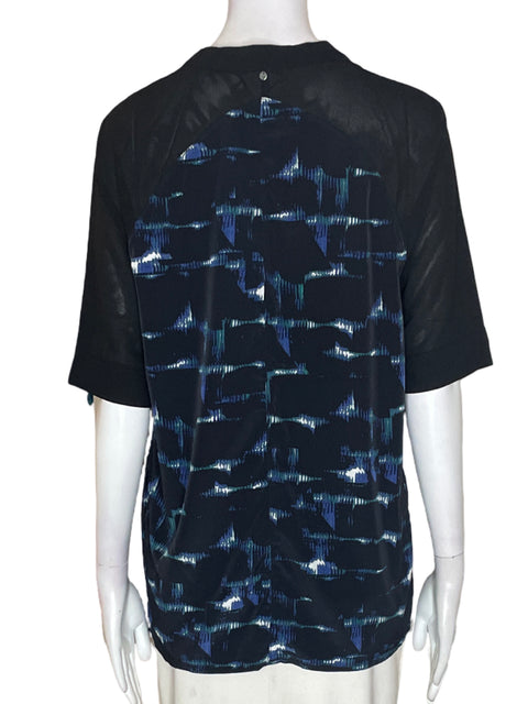 Blusa Calvin Klein Estampado Manga corta Azul - Talla M