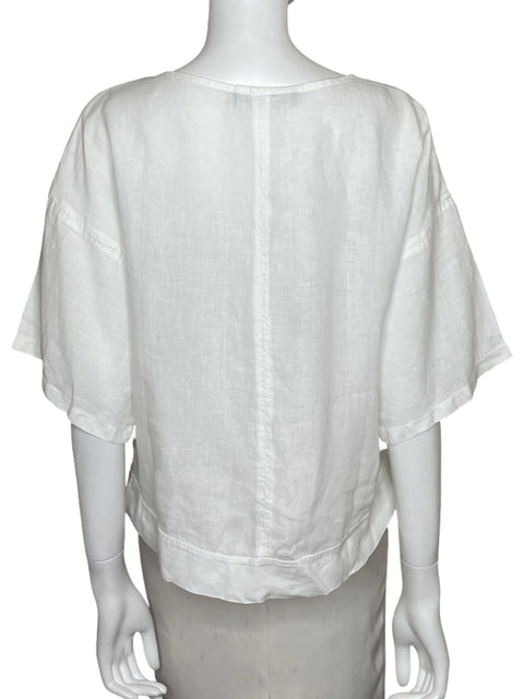 Blusa Femmes Terribles Cuello v Blanco - Talla U