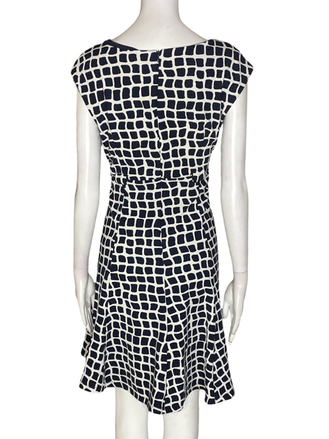 Vestido Ile New York Sin mangas Geometrico Blanco - Talla 12