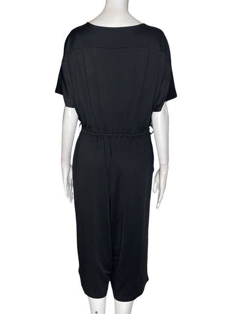 Mono Meaveor Cruzado Liso Cuello v Negro - Talla L