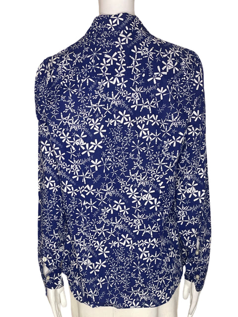 Blusa Vineyard Vines Estampado Manga larga Azul - Talla 8