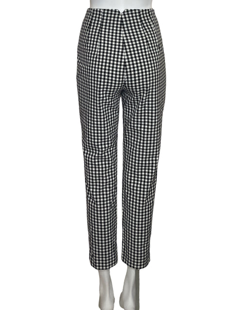 Pantalón Zara Cuadros Negro - Talla S