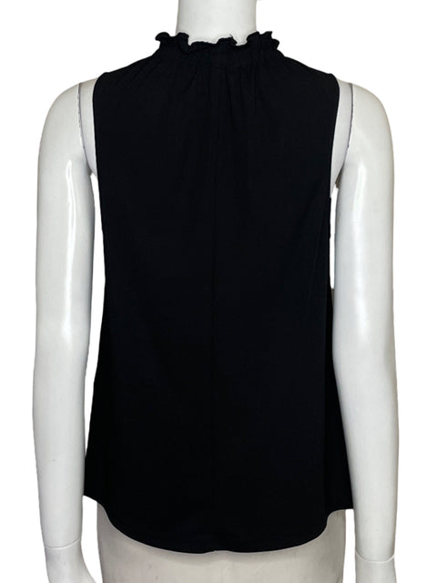 Blusa Zara Sin mangas Fluida Negro - Talla S