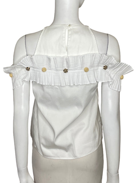 Top Azulu Blanca marea Blanco - Talla L