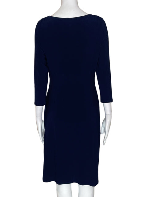 Vestido Ralph Lauren Cruzado Manga larga Azul - Talla 8