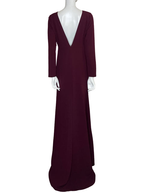 Vestido Lulus Maxi Manga larga Rojo - Talla XL