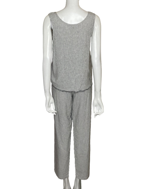 Set New Look Blusa+pant Rayas Blanco - Talla 16
