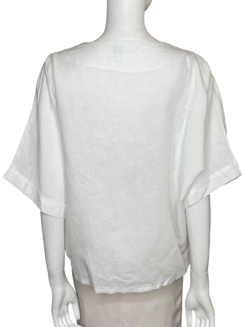 Blusa Edwin Aroca Cuello v Blanco - Talla U