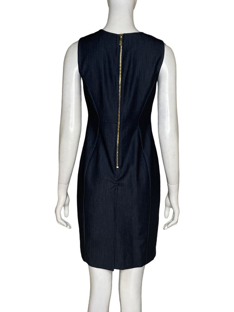 Vestido Calvin Klein Midi Gris - Talla S