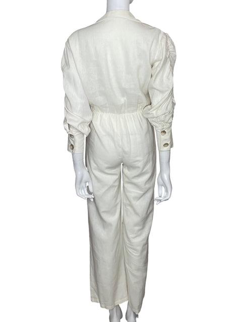 Mono Perza Camisero Blanco - Talla M