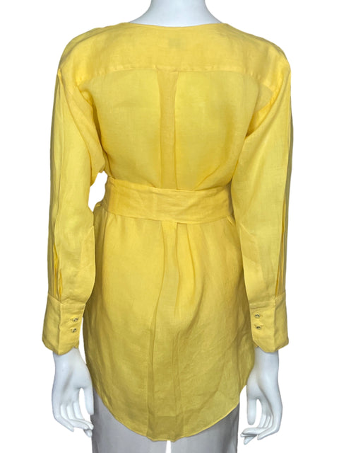 Camisa Mpm Manga larga Cinturón Amarillo - Talla 6