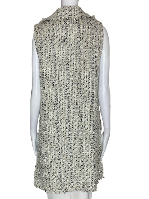 Chaqueta Chico's Estampado Tejido Beige - Talla 0