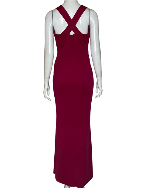Vestido Silvia Rufino Recto Maxi Rojo - Talla 4