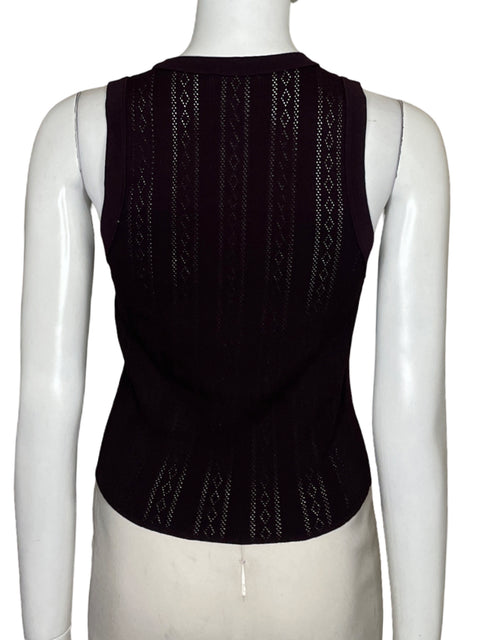 Top Massimo Dutti Tank Rojo - Talla M
