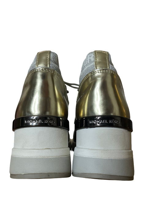 Zapato Michael Kors Hilda Trainer Dorado - Talla 37
