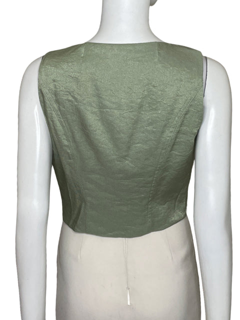 Chaleco Guess Metalizado Verde - Talla M