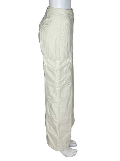 Pantalón Esprit Cargo Recto Beige - Talla M