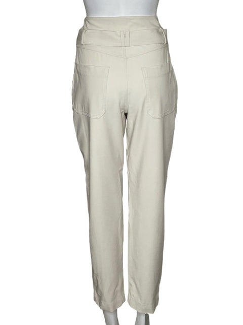 Pantalón Banana Republic High-waist Blanco - Talla 6