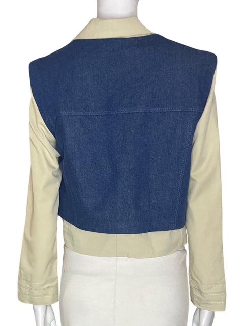 Chaqueta Duma & Co Liso Jeans Manga larga Azul - Talla XS