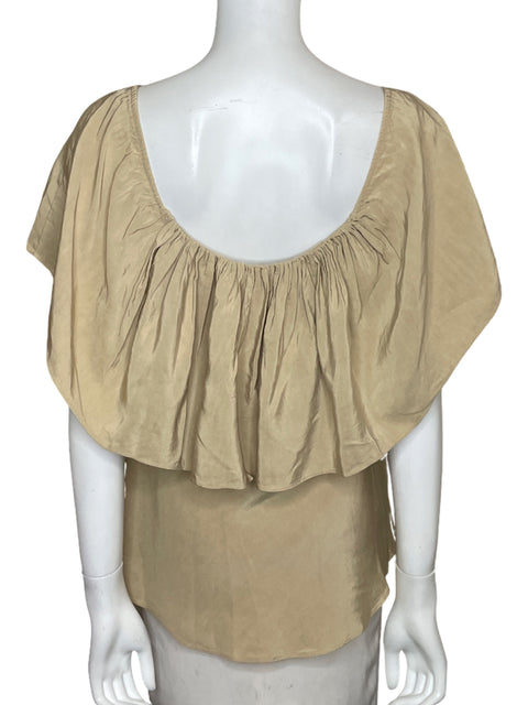 Blusa Zara Vuelo Beige - Talla XS