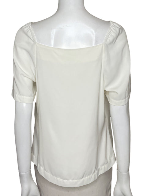 Blusa Ann Taylor Fluida Blanco - Talla M