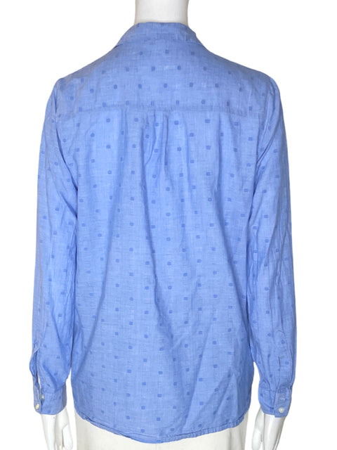 Blusa Gap Liso Manga larga Azul - Talla S