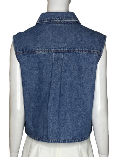 Chaleco Future Collective Denim Azul - Talla S