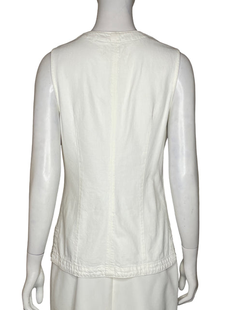 Chaleco Madewell Denim Blanco - Talla 4