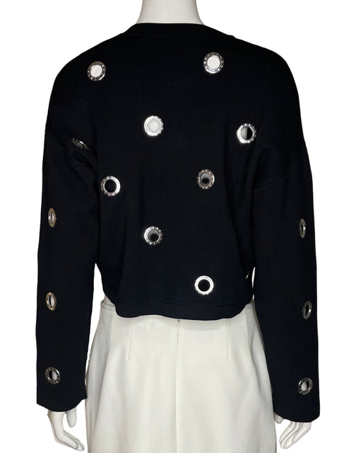 Chaqueta Sandro Punto Con Ojales Negro - Talla S