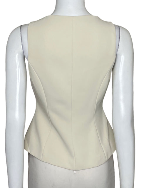 Chaleco Aakaa Cuello redondo Beige - Talla S