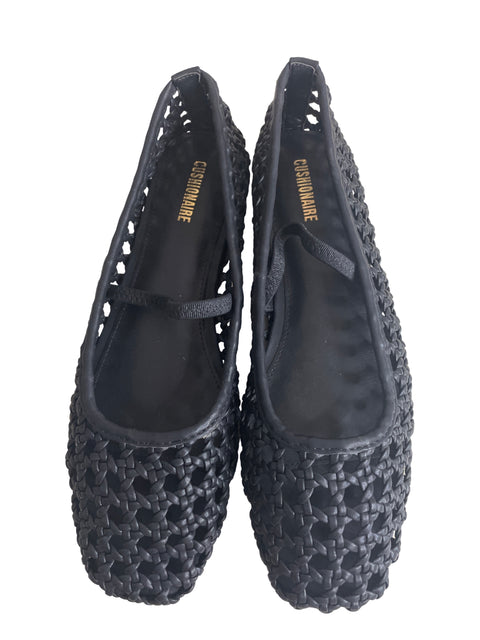 Zapato Cushionaire Bajos Tejidos Punta cerrada Negro - Talla 8