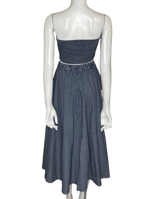 Set Aakaa Falda+top Rayas Azul - Talla S