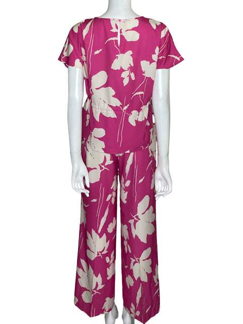 Set Tea & Cup Floral Top+pant Rosado - Talla S