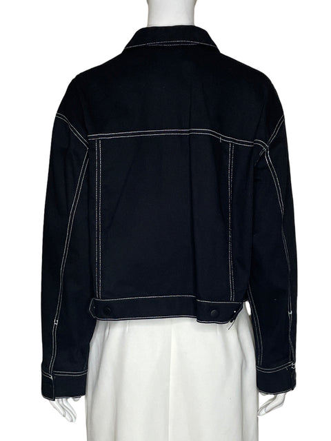 Chaqueta H&m Denim Negro - Talla 10