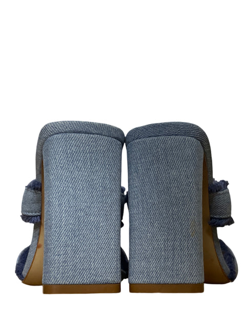 Tacón Schutz Denim Tacón alto Azul - Talla 7.5