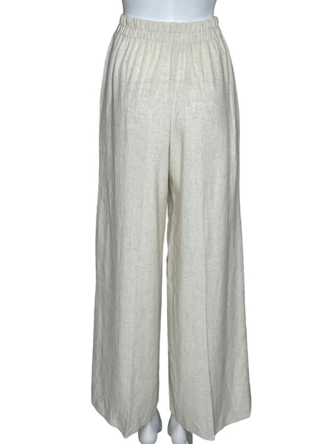 Pantalón Reneec. Wide-leg Beige - Talla S