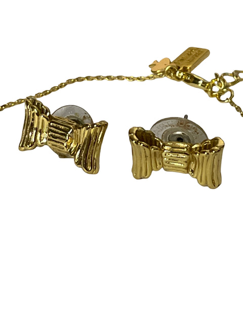 Collar Y Aretes Kate Spade Dorado Dorado - Talla U