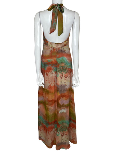Vestido Jessica Simpson Maxi Back out Naranja - Talla 4