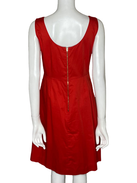 Vestido Kate Spade Lazo Naranja - Talla 12